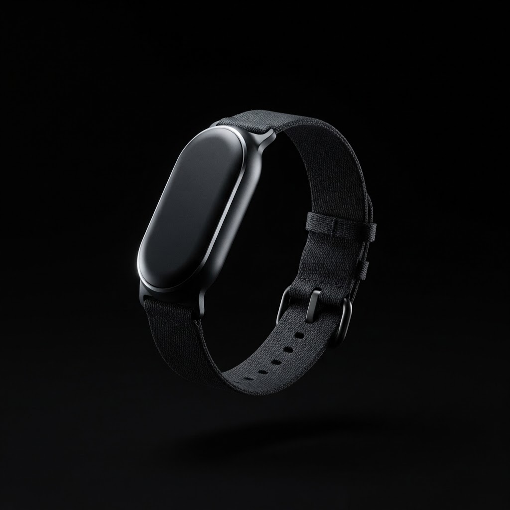 GRND wearable — premium screenless black wristband